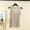 Plus Size L To 6XL Modal Women's Tank Tops U-Neck Summer Thin Sleeveless Bottomed Top Loose Tee Tops All Match Vest Comfort Homewear