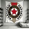 Partizan poster Wall Hanging Printed Fabric Blanket Decorative Tapestries for Bedroom Living Room Home Decor