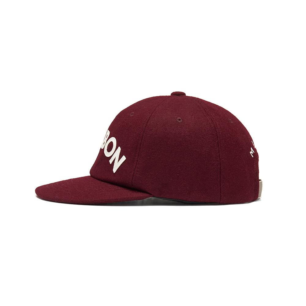 MALBON GOLF Malbon Felt Snapback Wine