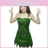 Fairy Tinker Bell Cosplay Dress Green Pixie Costume For Adults With Cute Design And Cotton Blend Fabric