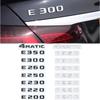 Auto-Kofferraum-Buchstaben Logo-Emblem-Abzeichen-Abziehbild-Aufkleber für Mercedes Benz E-Klasse E200 E220 E230 E250 E260 E300 E350 E400 W212 W213