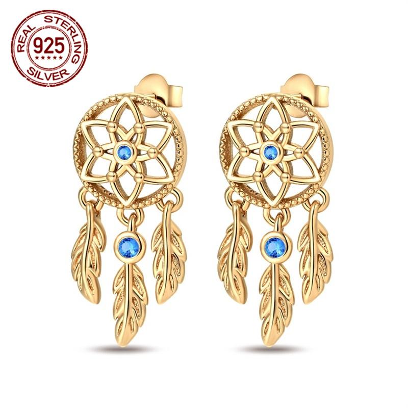 Women's Earrings Original S925 Silver Star Ladybug, Koi Earrings Suitable For Party Couple Gifts Fashion New Products