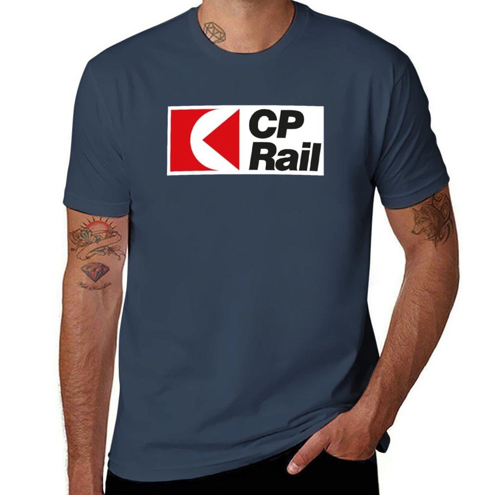 Canadian Pacific (CP) Rail 1968 Logo TShirt Festive Simple TShirt S