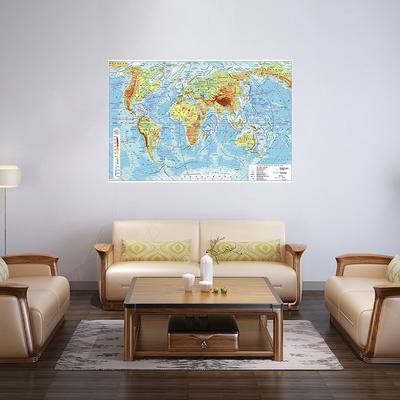 WCIC Nowa Mapa Świata Mapa Rosyjska Serii Tła Tkaniny Mapy Geograficznej