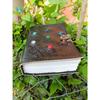 Mateshwari Leather Journal Pentagon Star Seven Stone Embossed The Book Of Shadow Writers Poetry Book Sketchbook Pagan Wicca Pentacle 7X5