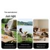 MOBIGARDEN Foldable Adjustable Camping Lounge Chair with Footrest