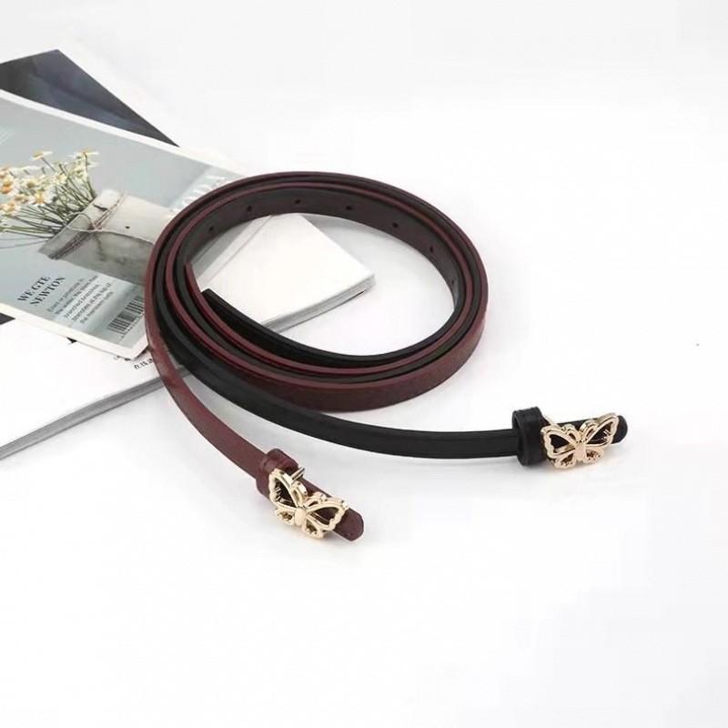 Butterfly Elegant Black Decorated Womens Fashionable Denim Pants Belt For Outfits Stylish