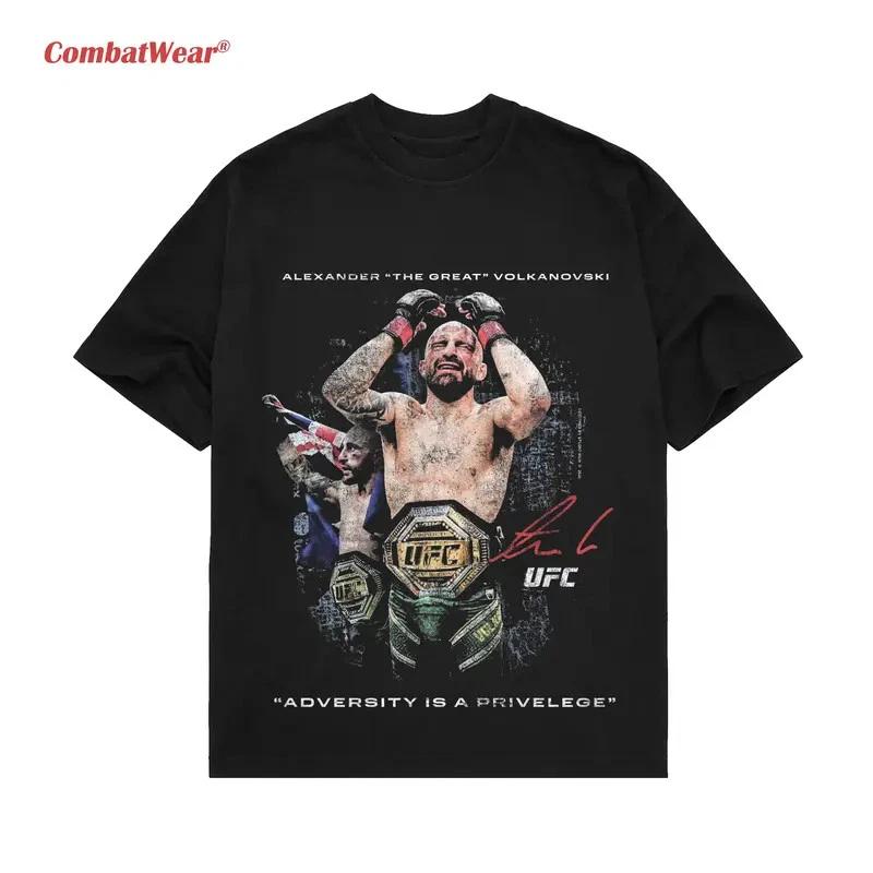 COMBATWEAR Alexander The Great Volkanovski Graphic BoxingChamp T-Shirt L