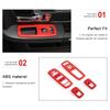 Interior Mouldings For Dodge Charger 2011+ Car Window Lift Switch Deceration Cover Sticker For Dodge Ram 1500