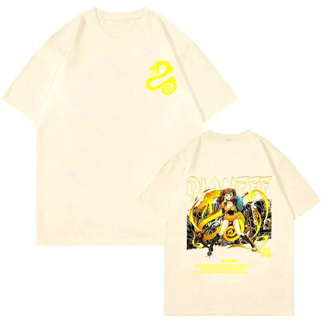 Summer Hot Sale Anime The Seven Deadly Sins Tshirt Y2k Unisex Unisex Vintage Harajuku Tshirt Hip Hop Streetwear Oversized Tshirt