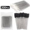 Eyelash Brush 200pcs Micro Brush Eyelash Extension Special Eyelash Removal Brush Lipline Cotton Brush for Eyelash Extension Tool