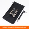 Hex Handle Air Screwdriver Set, 6.35mm, 9/14-piece Metric & Imperial Socket Head Drill Accessories