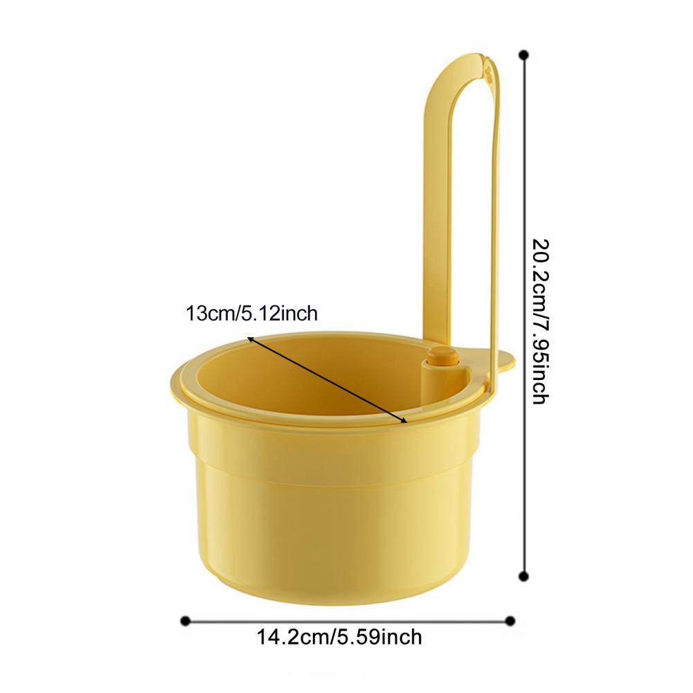 Bohrfreier Wasserhahn-Hängeorganizer Abtropfkorb für Spülbecken Effizientes Freihändiges Spülbecken-Filtergestell