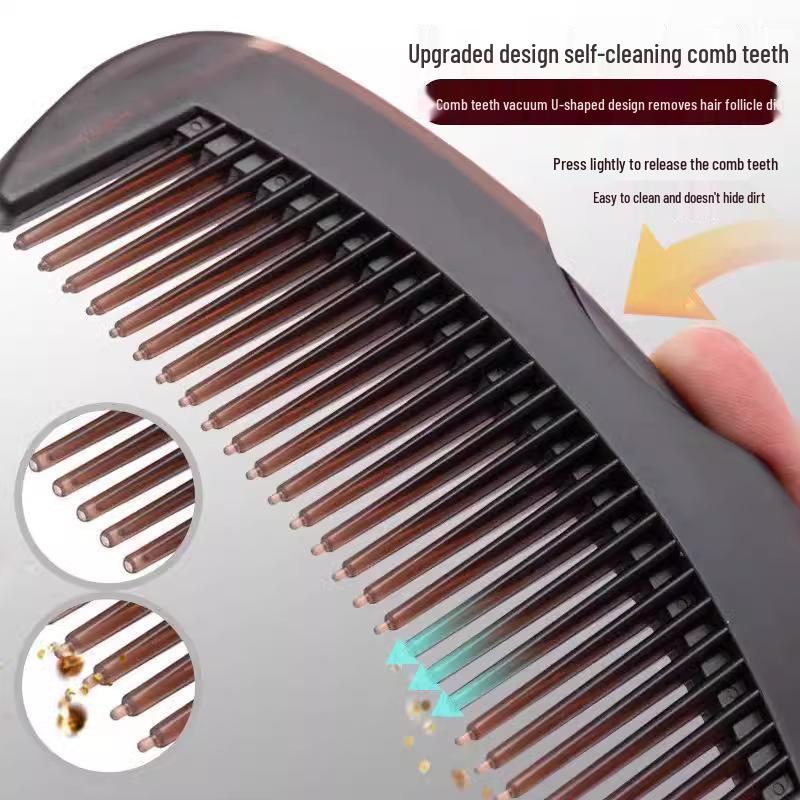 Oil Control Hair Comb: No-Wash, Anti-Dandruff, Press To Remove Oil.