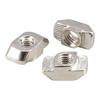 Dadi per Profilati di Alluminio a T-Slot Standard Europeo: Dadi ad alette M3-M8, Tipi 20/30/40/45.