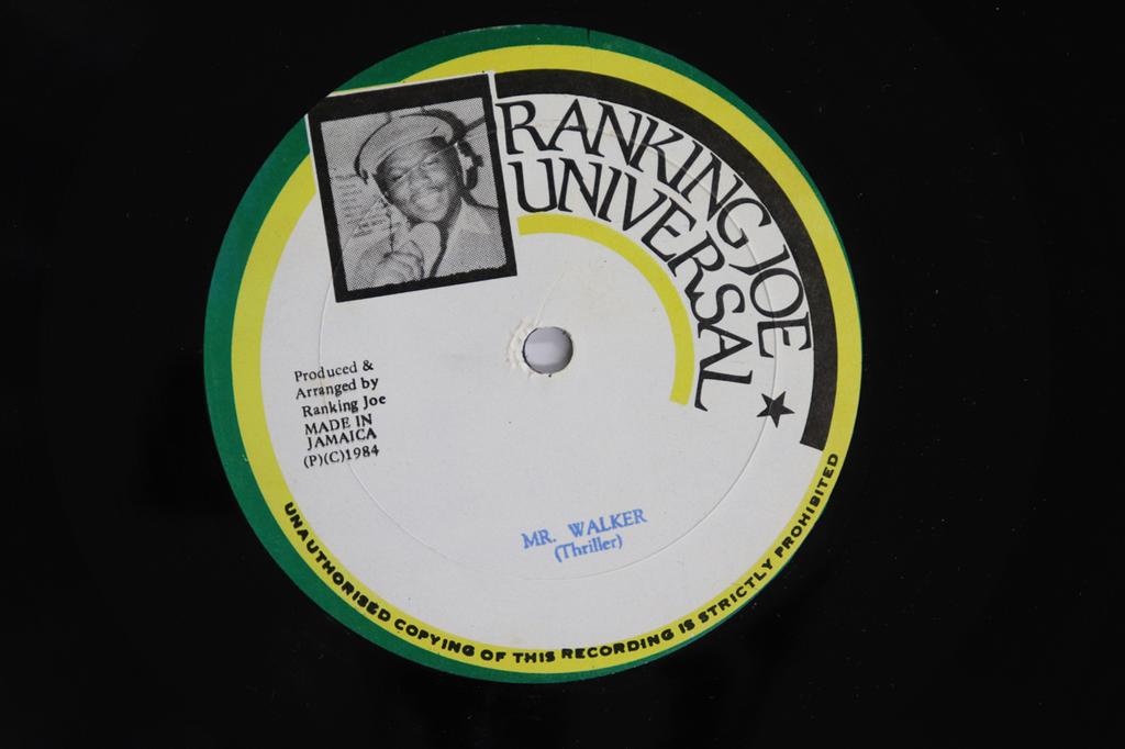 12inch Record THRILLER U - Mascut / Mr. Walker RJ014 RANKING JOE UNI 1984 Jamaica Reggae, Ska & Dub Used