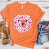 New Breast Cancer Awareness Flowers Butterfly Print T Shirt Women Men Short Sleeve Tops Tees Summer Fashion Loose Casual T-Shirt