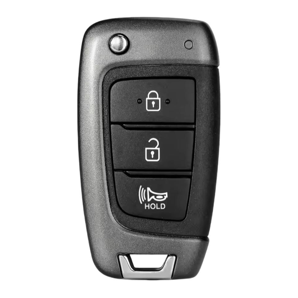 Xjmynb For Hyundai Accent Kona Tucson Elantra Accent Solaris Verna + Flip Smart Remote Key Shell Case Fob 2/3 Buttons