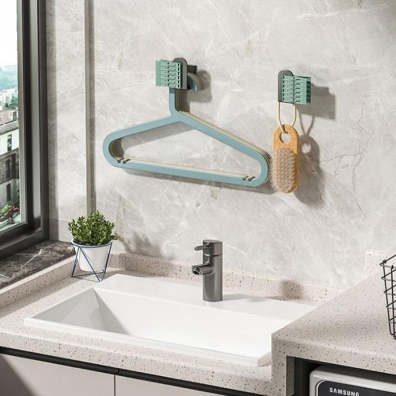 2/4pcsNo-Drill Pot Lid Rack Kitchen Multi-Functional Storage Rack Cutting Board Bathroom Balcony Wall-Mounted Organizer