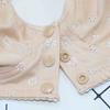 Direct batch front buckle thin women's underwear without steel ring comfortable thin cotton large size bra and women's vest 2025