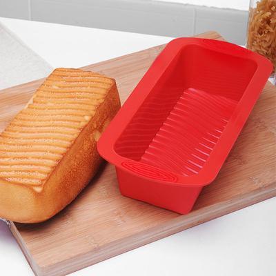 Silicone Cake Mold Baking Accessories Rectangular Bread Mold Toast Pan Cake Moulds Home Kitchen Tools Straw Topper Mold