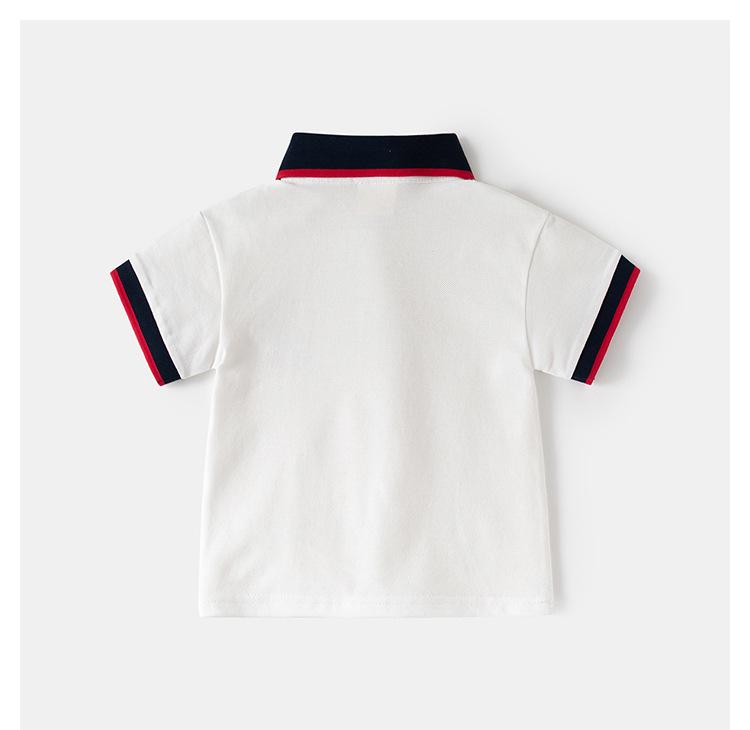 Kurzarm-Poloshirt für Jungen - Sommer-Baby-T-Shirt 2026 für kleine Jungen