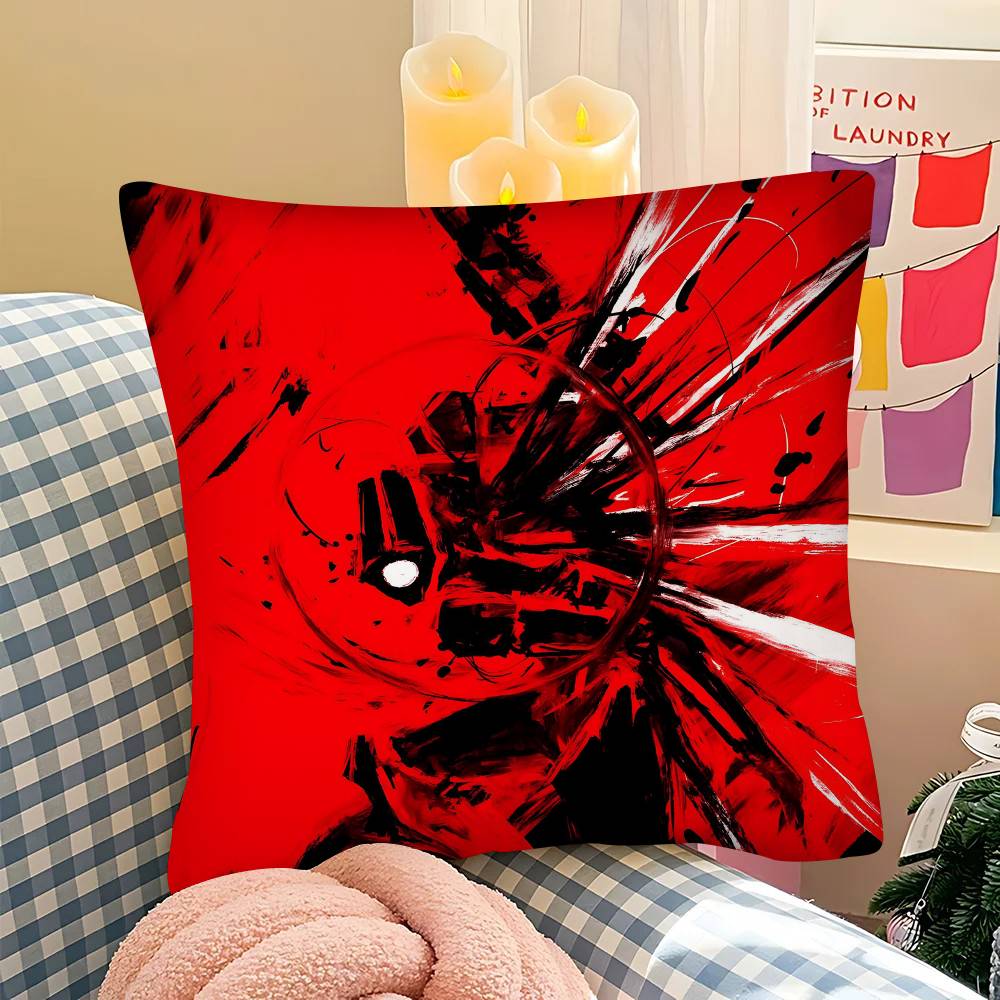 Video Game U-ULTRAKILL Pillow Case Fashion Square Pillowcase Bedroom Sofa Room Ins Decoration Leisure Cushion Cover