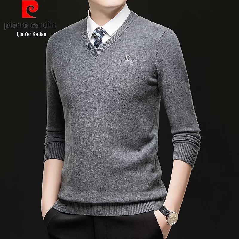Pierre Cardin Premium Men's V-Neck Knit Sweater