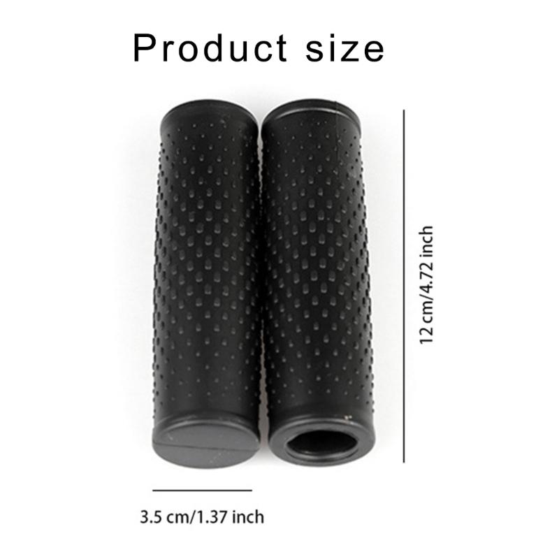 Remplacement de Poignée de Guidon en Caoutchouc Antidérapante pour Trottinette Couvercle de Guidon de Trottinette Électrique Facile à Installer