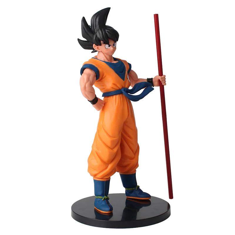 1Pcs Dragon Ball Son Goku Super Saiyan Anime Figure 22cm Goku DBZ Action Figure Model Gifts Collectible Figurines for Kids