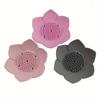 1pcs Bathroom Soap Box Lotus Design Soap Holder Silicone Soap Box Drain Box Bathroom Accessories Bathroom tray Bath soap holder