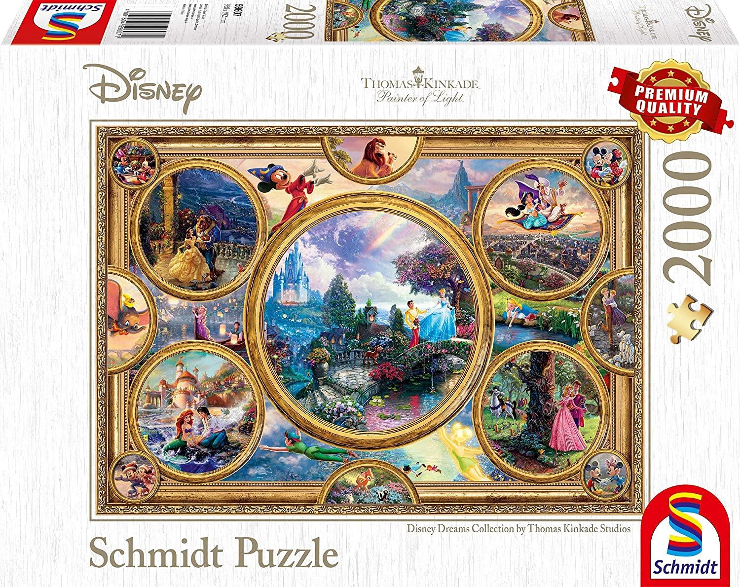 

2000 деталей Disney Puzzle Thomas Kinkade Disney Dream Collection Puzzle Jigsaw Puzzle унисекс для детей и взрослых Подарок Параллельный импорт [Б/у]