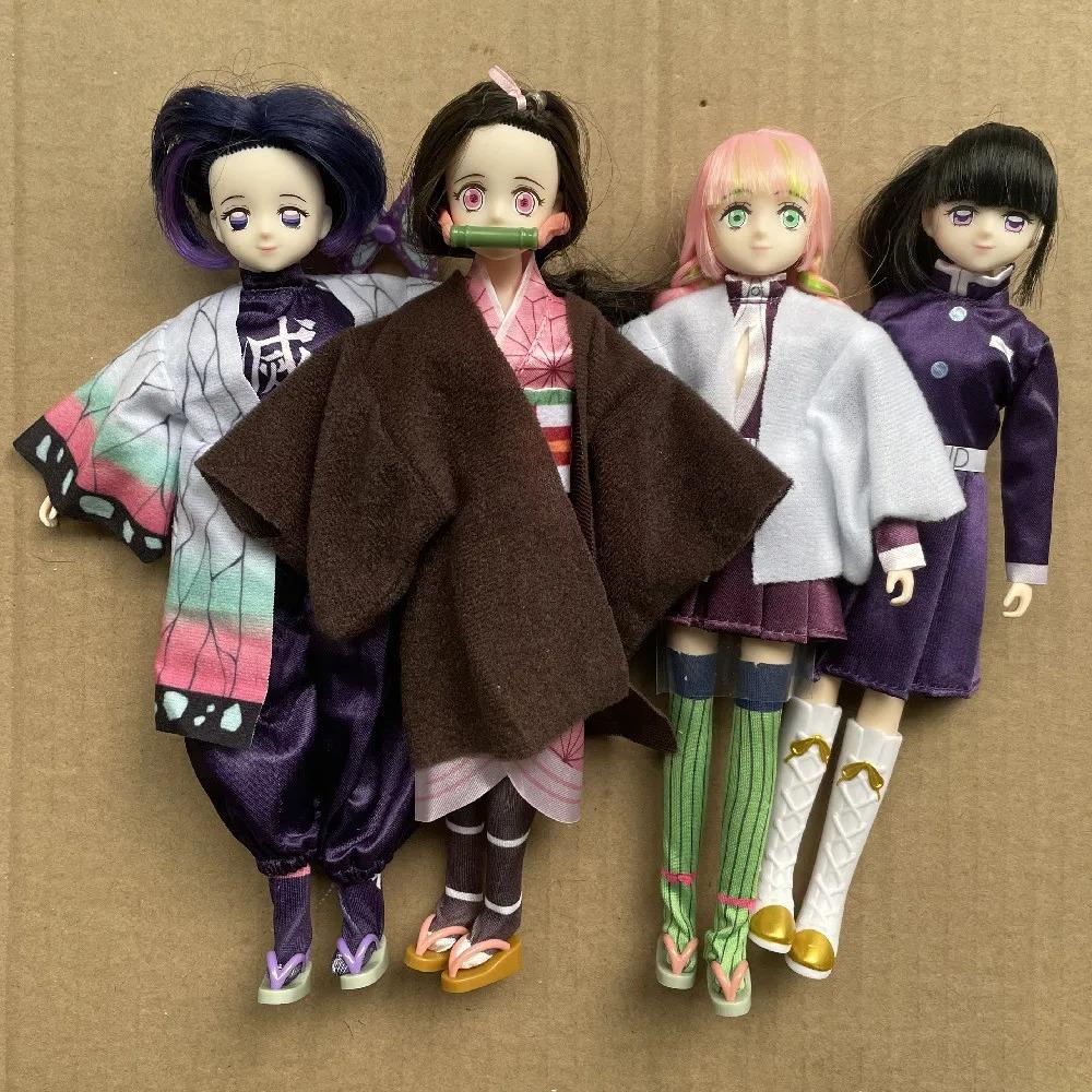 New Anime Figure Doll Blyth Licca Head Plant Hair Braid BOBO Blue Hair Toy Cartoon Doll Girls DIY Dressing Hair Toys Collections