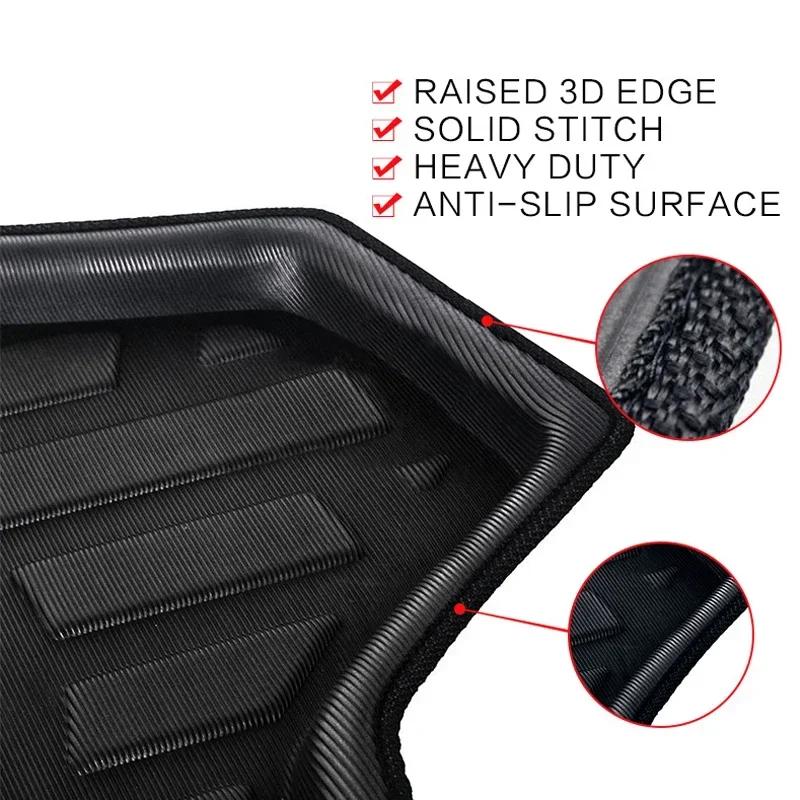 For Toyota Prius XW50 2016-2022 2018 Car Rear Trunk Mat Part Luggage Tray Waterproof Boot Floor Liner Pad Cargo Cover Accessorie