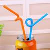 100 Pcs Flexible Plastic Bendy Party Disposable Drinking Artistic Straws Multicolor