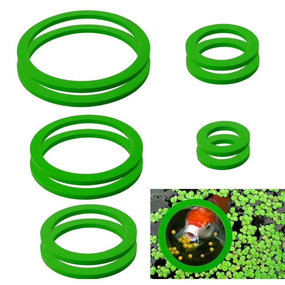 5pcs/set Flexible Aquarium Floating Plant Corral Heat-resisting Floating Plant Rings  for Goldfish