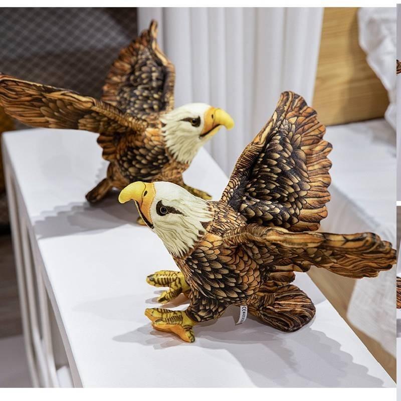 Maßgeschneidertes kurzes Plüsch-Adler-Stofftier 30cm