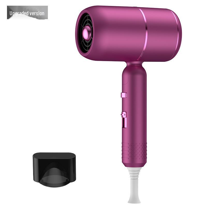 Foldable High-Power Hair Dryer with Hot/Cold Options and Blue Light for Home and Salon Use