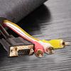 1,5M VGA zu 3RCA Kabel Vergoldetes AV-Konverterkabel mit Magnetring für TV Computer PC Tablet Video-Audio-Adapter zur Verlängerung