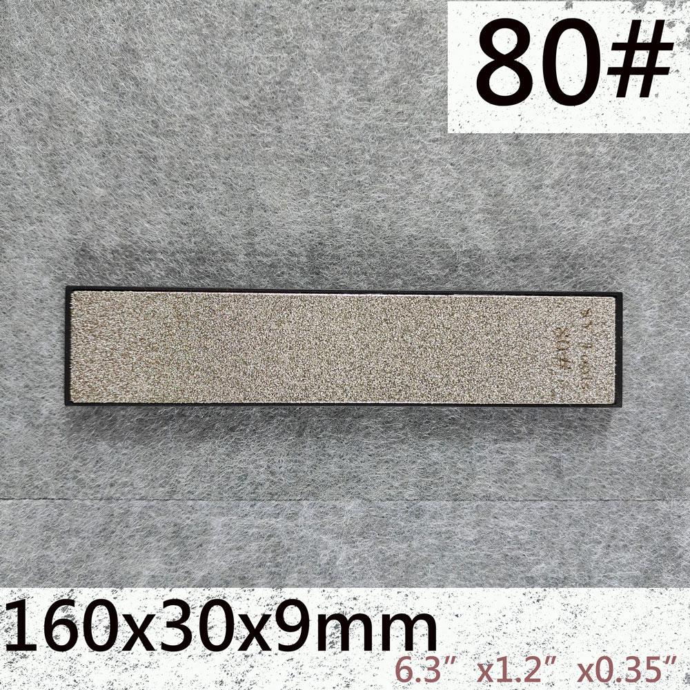 Widened Diamond Sharpening Stone Compatible with Fixed-angle Sharpener for Kitchen Knives and Outdoor Tools, Portable Sharpening