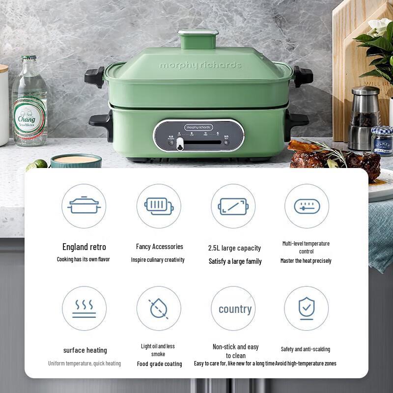 Morphy Richards Multi-functional Electric Hot Pot & Grill MR9088 CN plug (adapter included)