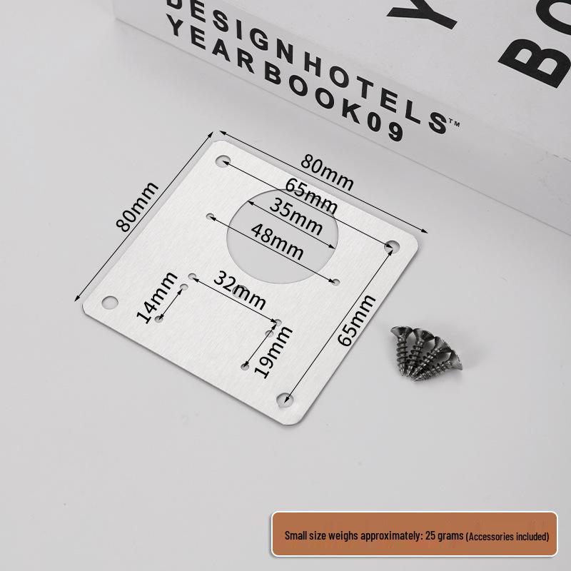 Stainless Steel Hinge Repair Plate for Wardrobe and Cabinet Doors