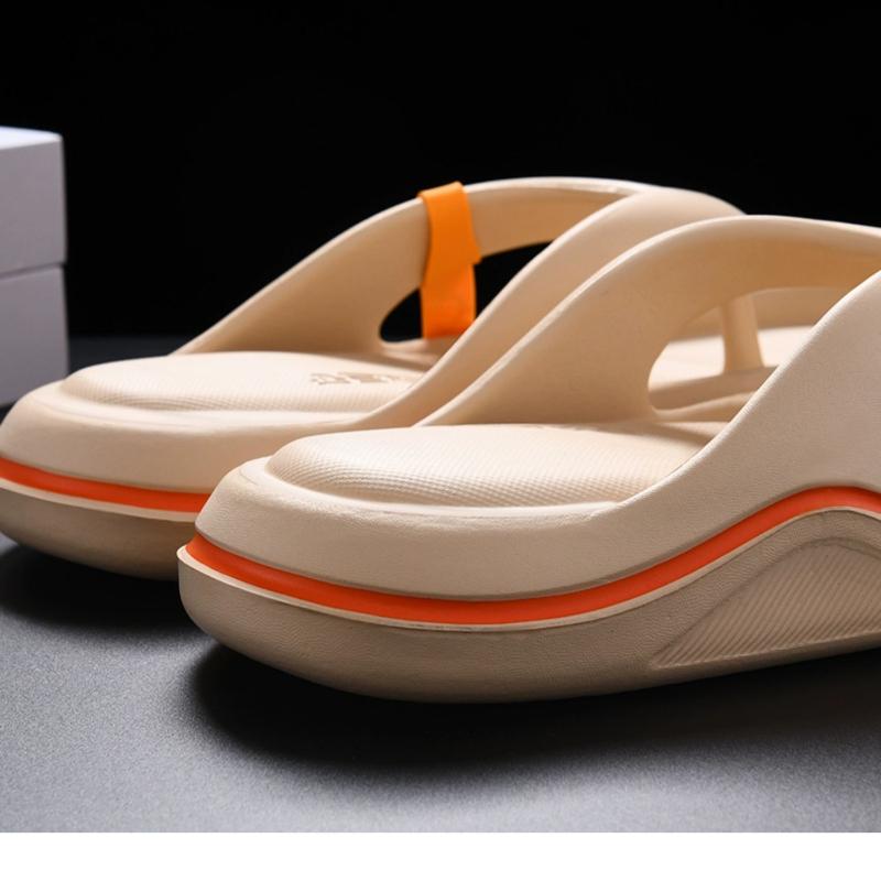 Fashion Flip Flops Men's Summer EVA Soft Sole Slippers for Men Outdoor Casual Beach Shoes Home Non-slip Bathroom Slides Shoes