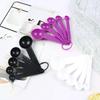 5Pcs Baking Cooking Tools Plastic Measuring Spoon Measuring Ladle With Scale