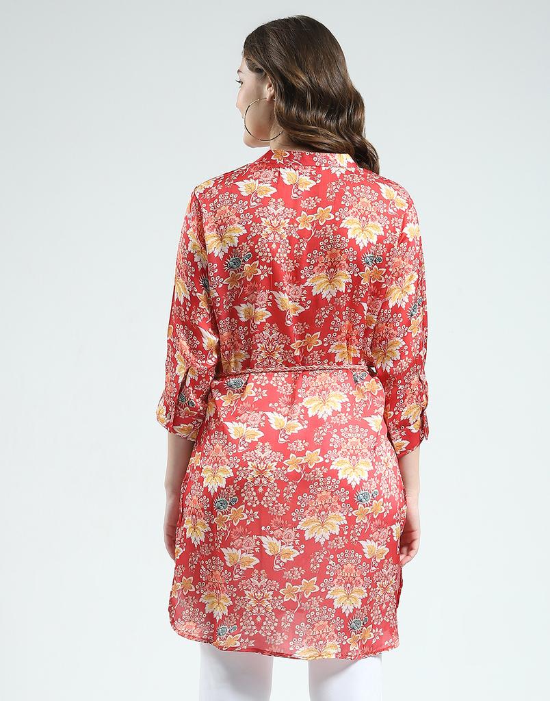 Monte Carlo Women's Printed Round Neck Tunic