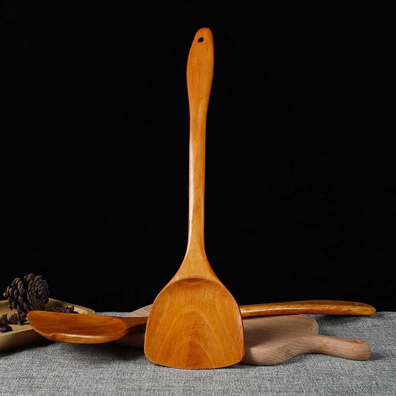 Chahua 4-Piece Stainless Steel & Wooden Handle Kitchen Utensil Set