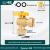 All-Copper Valve Manifold: Three-Way Union, Male/Female Thread Ball Valve for Underfloor Heating and Wall-Hung Boilers