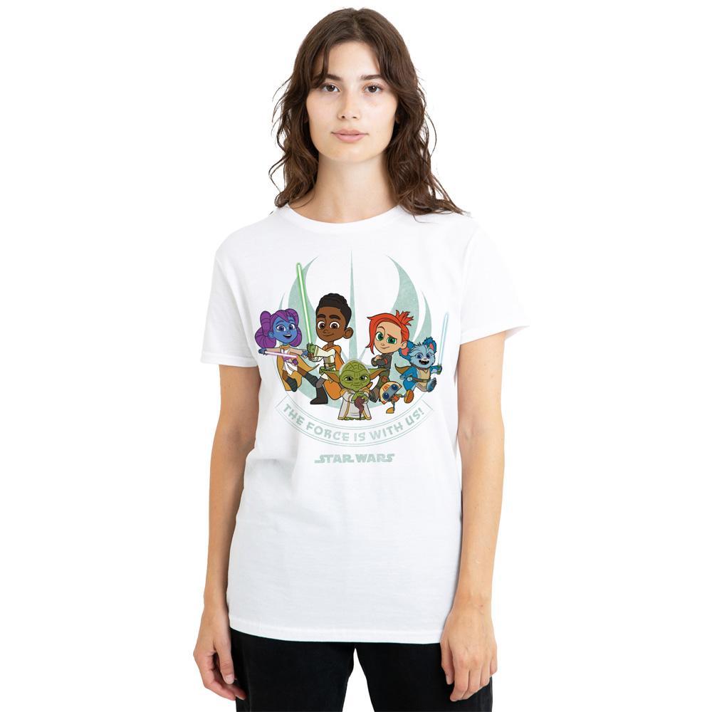 Star Wars: Young Jedi Adventures Womens/Ladies Force Is With Us T-Shirt