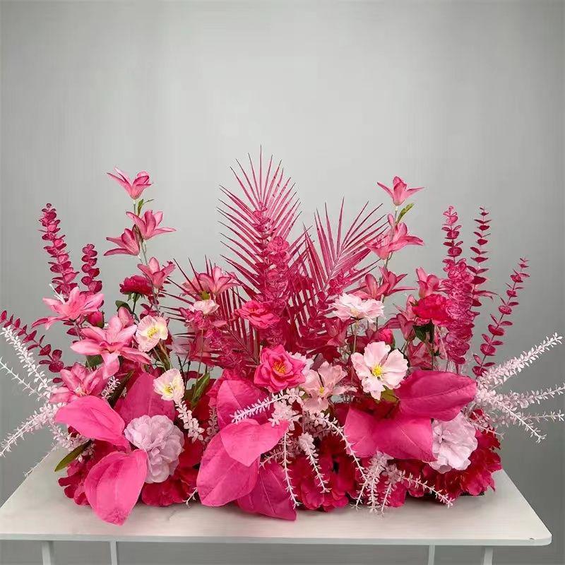 Artificial Floral Arrangements for Weddings, Multiple Colors, Road Decoration, and T-Stage Floristry