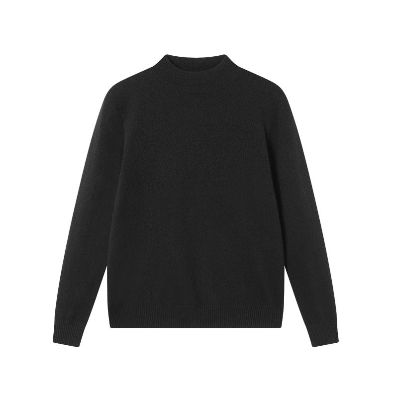 

Women s 100% Cashmere Semi-High Neck Sweater L